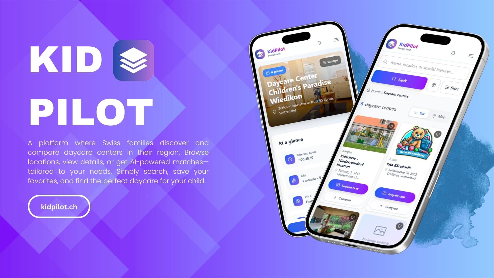 KidPilot – Digitale Plattform für die Kita-Suche